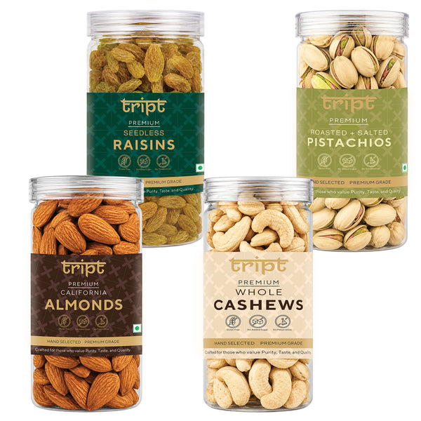 almond cashew raisin pista